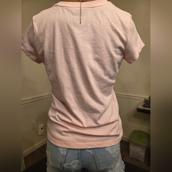 Kids Pink Love Graphic Tee - Picture 2 of 3